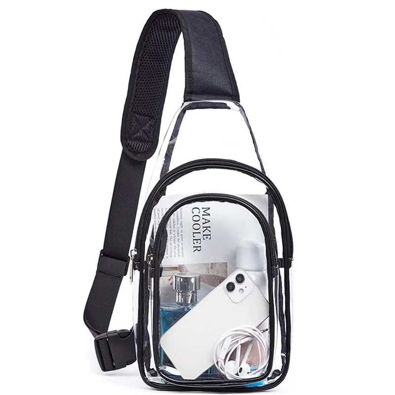 Pvc Clear Sling Bag 1
