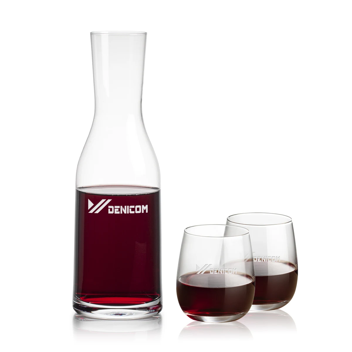 Caldmore Carafe & Crestview Stemless Wine 1