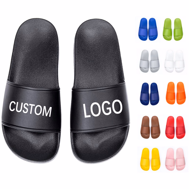 MOQ20 PVC Summer Slippers Adult Beach