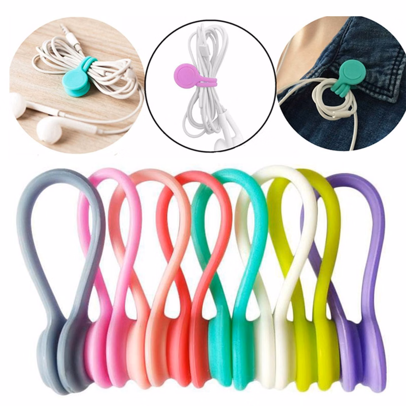 Magnetic Silicone Cable Organizer