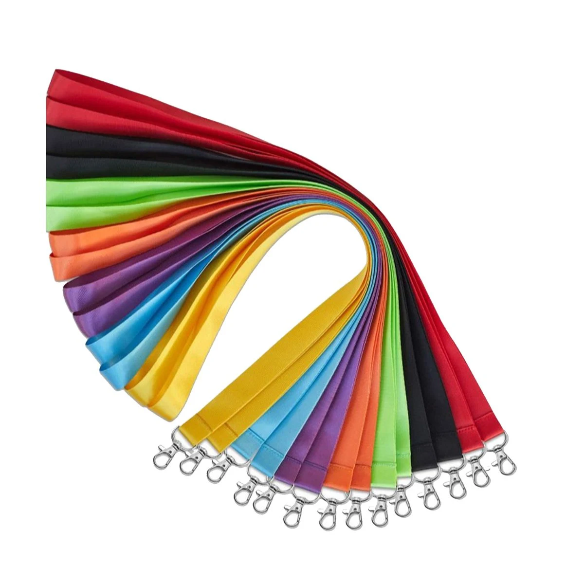 Polyester Neck Strap ID Badge Clip Holder Lanyard 1