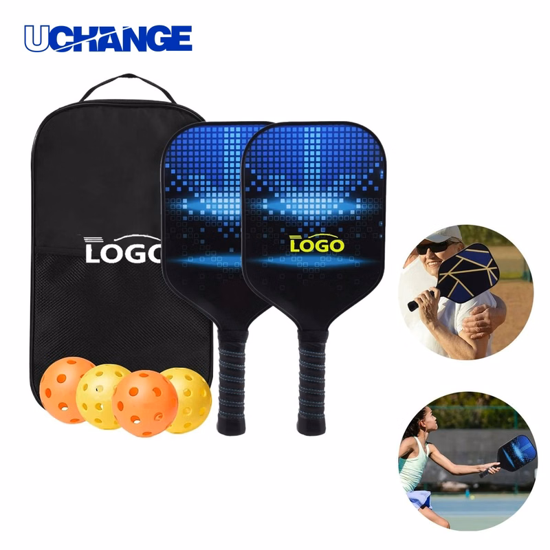 Fiberglass Carbon Pickleball Paddle Set