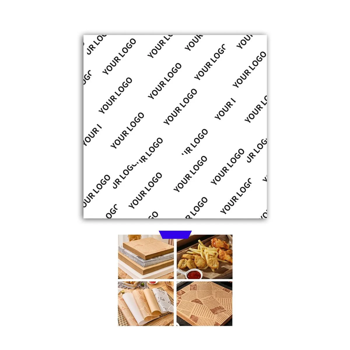 Grease Proof Food Wrapping Paper for Sandwiches 1