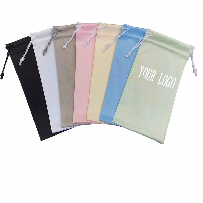 Microfiber Pouch With Drawstring MOQ 100PCS
