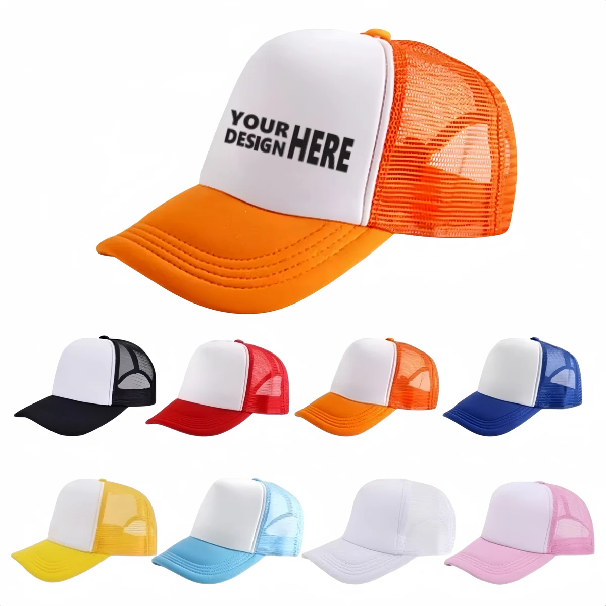 Poly-Cotton Foam Trucker Cap 1