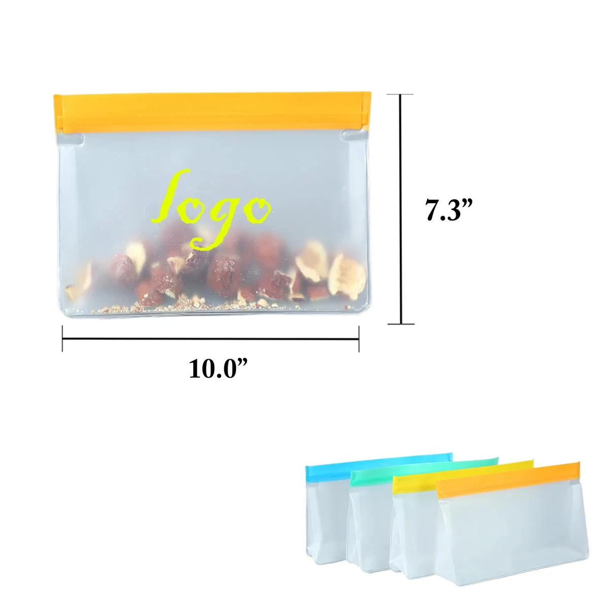 MOQ100 Medium PEVA Food Bag 1