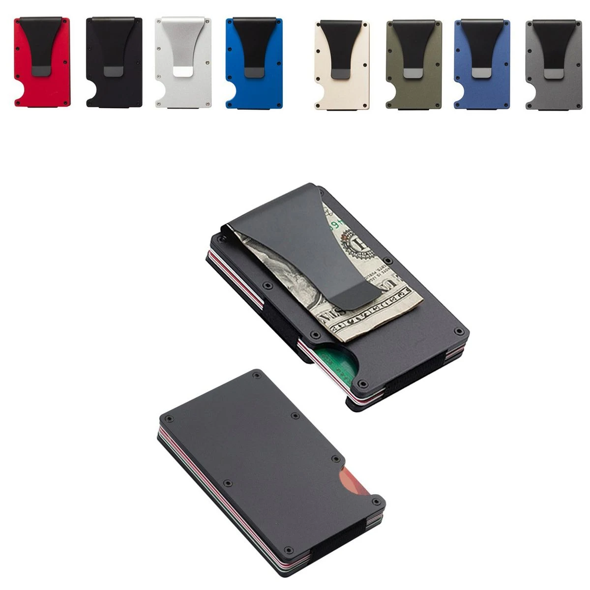 Aluminum Alloy RFID Card Wallets 1
