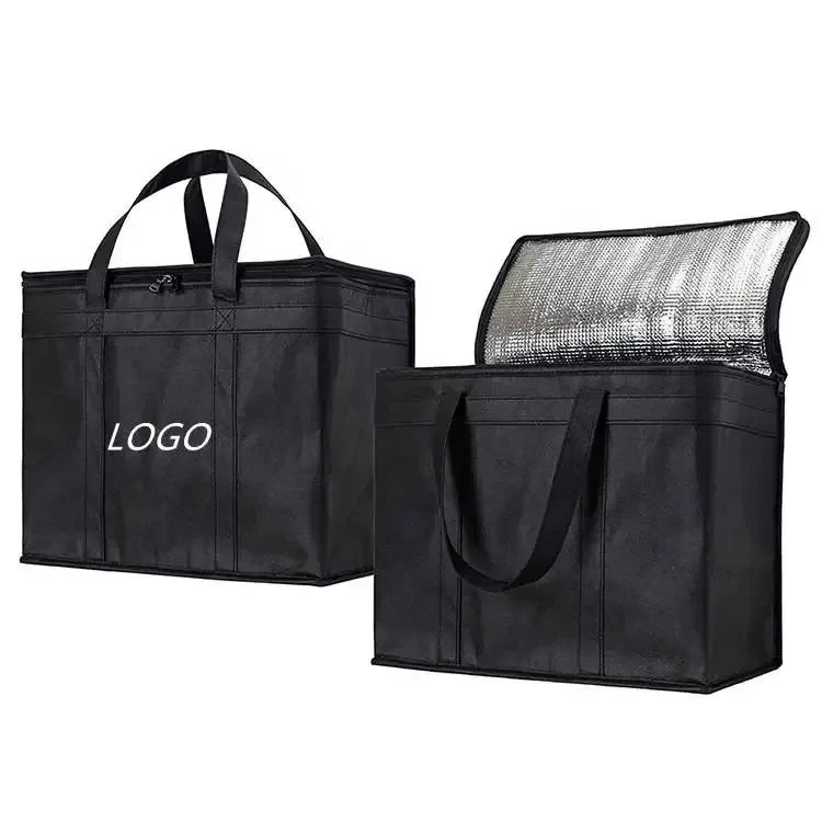 Portable Reusable Beach Insulated Food Delivery Bag 1