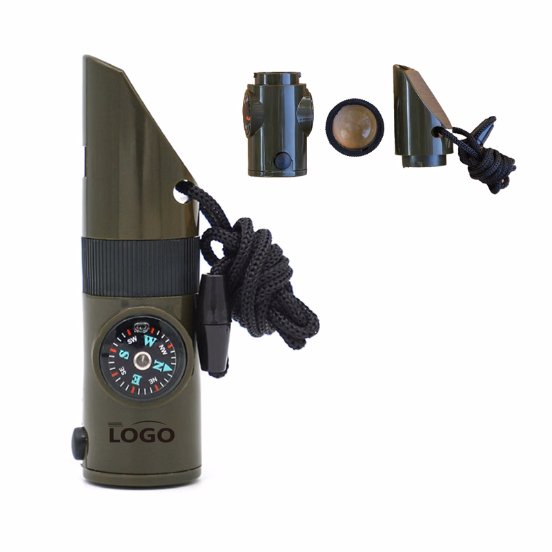 Seven-In-One Emergency Whistle Tool