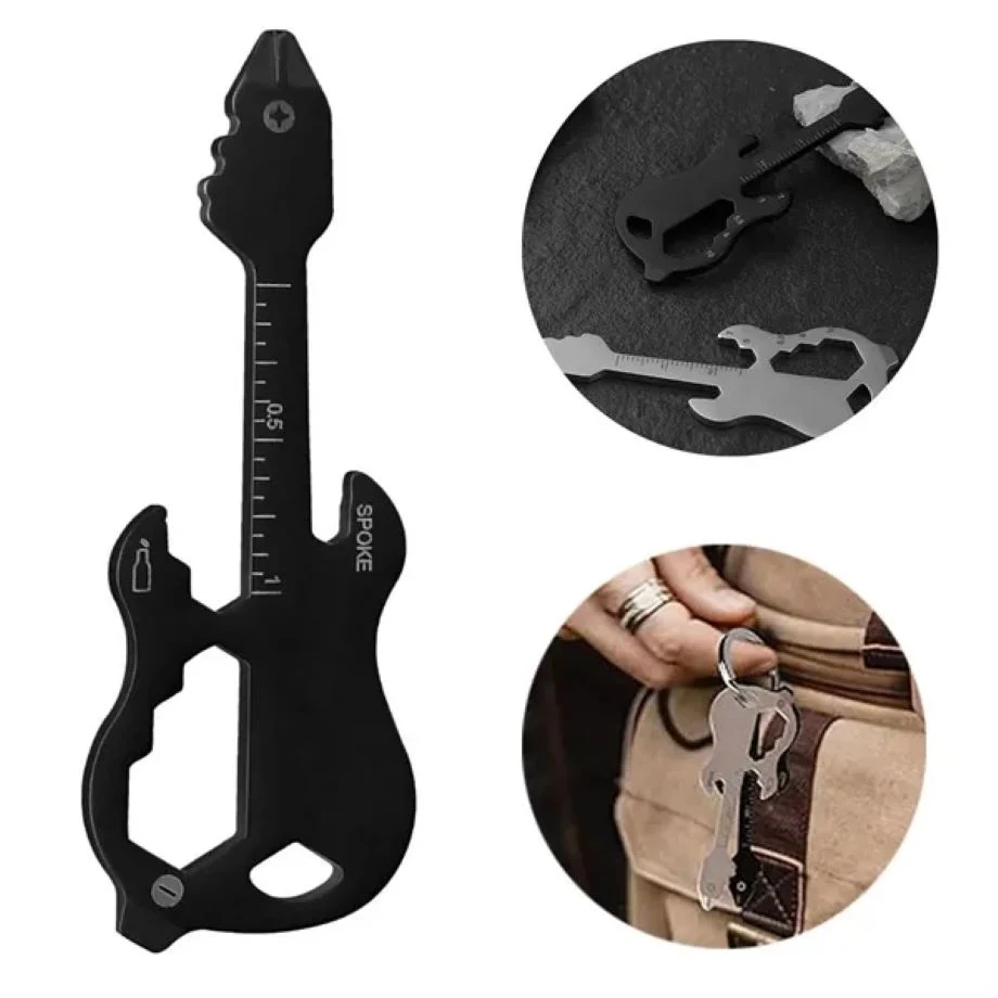 Guitar Shape Multifunction Tool Bottle Opener 1