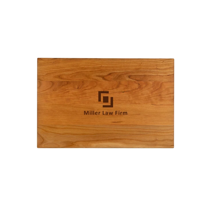 Large Cherry Rectangular Cutting Board 16"x10-1/2"x3/4" 1