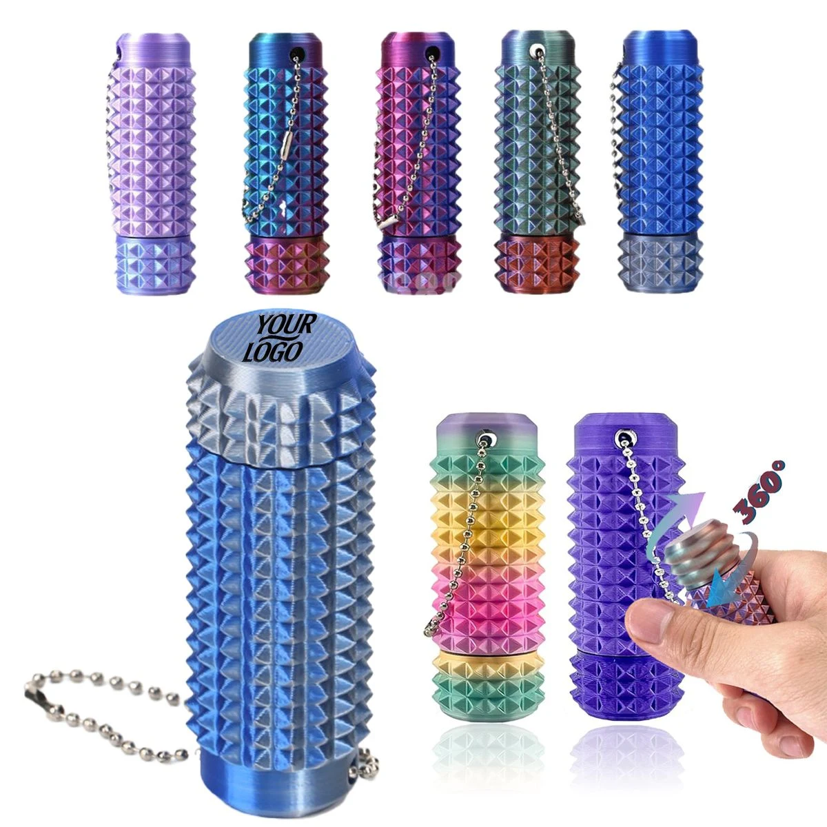 Portable 360 Degree Rotation Stress Relief Toy Pendant 1