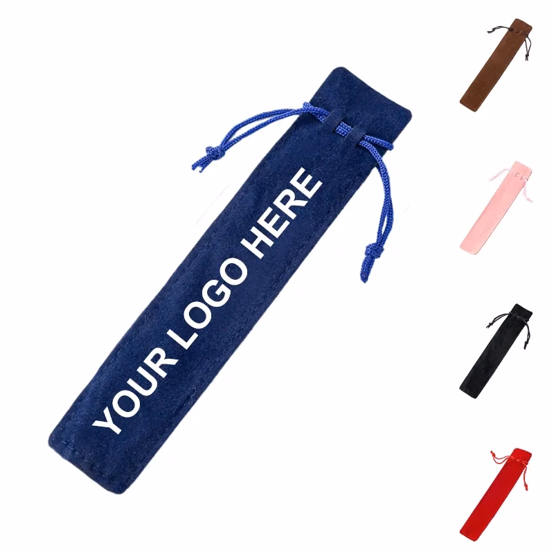 Velevt Cloth Drawstring Pen Bag