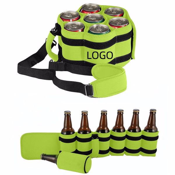 Collapsible 6 Pack Beer Bottle Cooler
