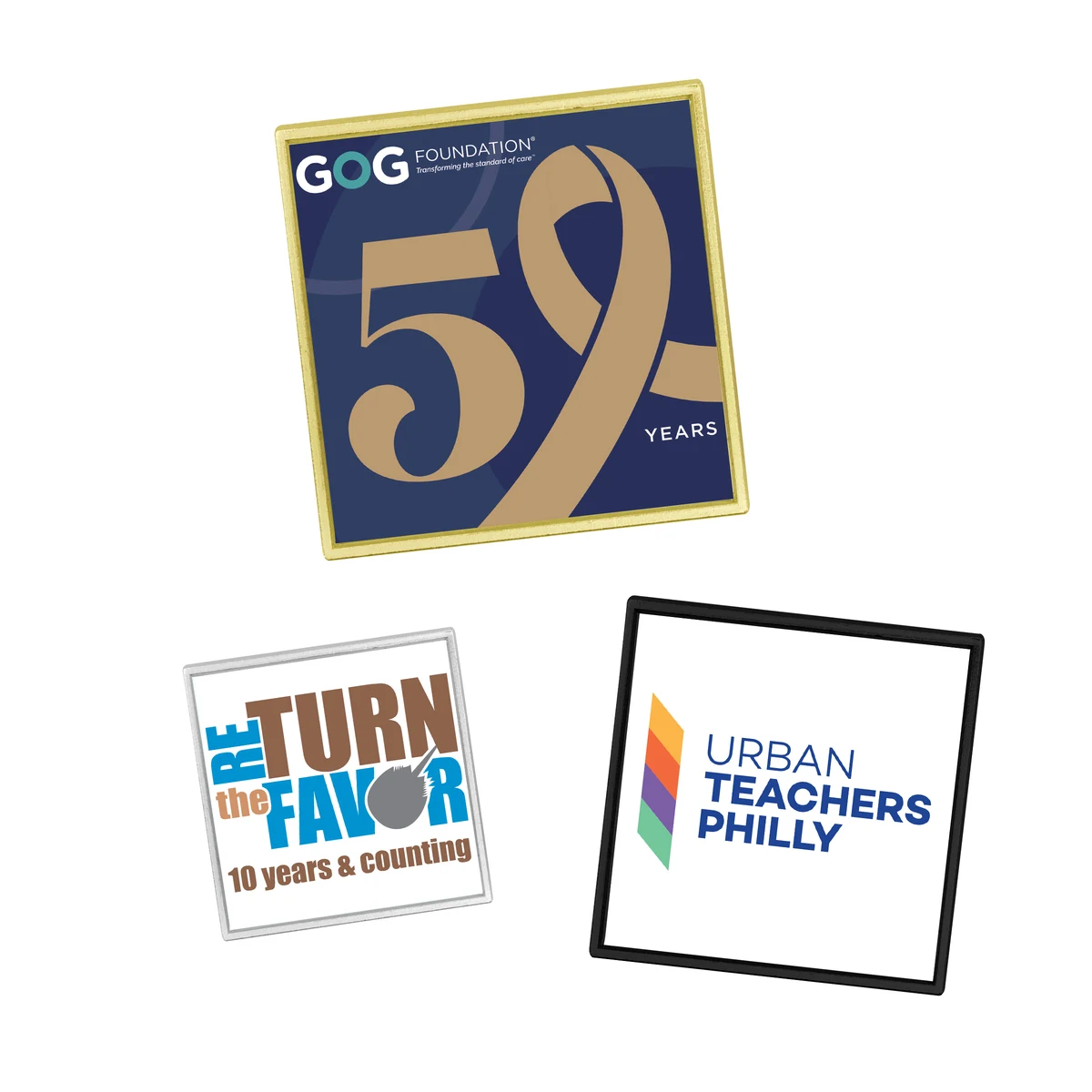 Speed Print Lapel Pins - 4 Day Production 1