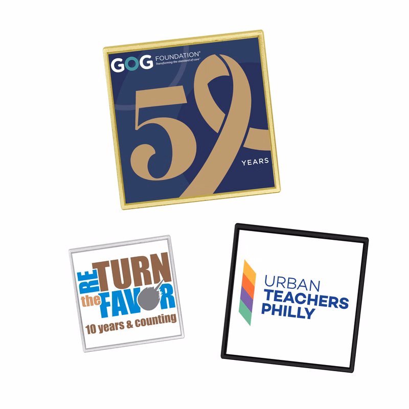 Speed Print Lapel Pins - 4 Day Production