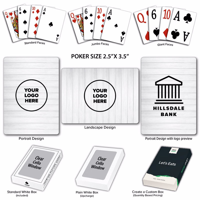 Shiplap Theme Poker Size Playing Cards