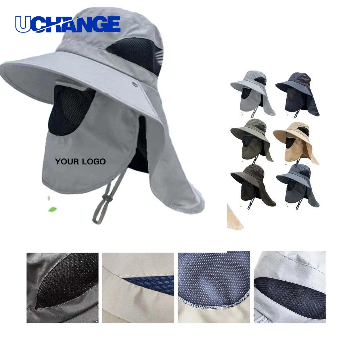 Travel Shawl Hat Headwear with Wide Brim Protection for Outdoor Use 1