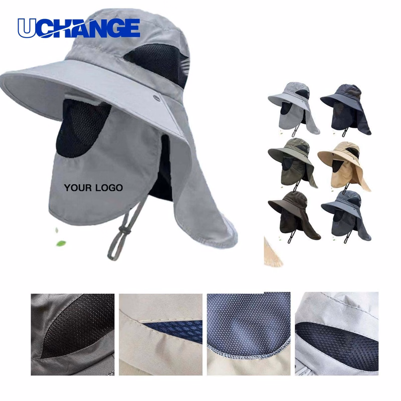 Travel Shawl Hat Headwear with Wide Brim Protection for Outdoor Use