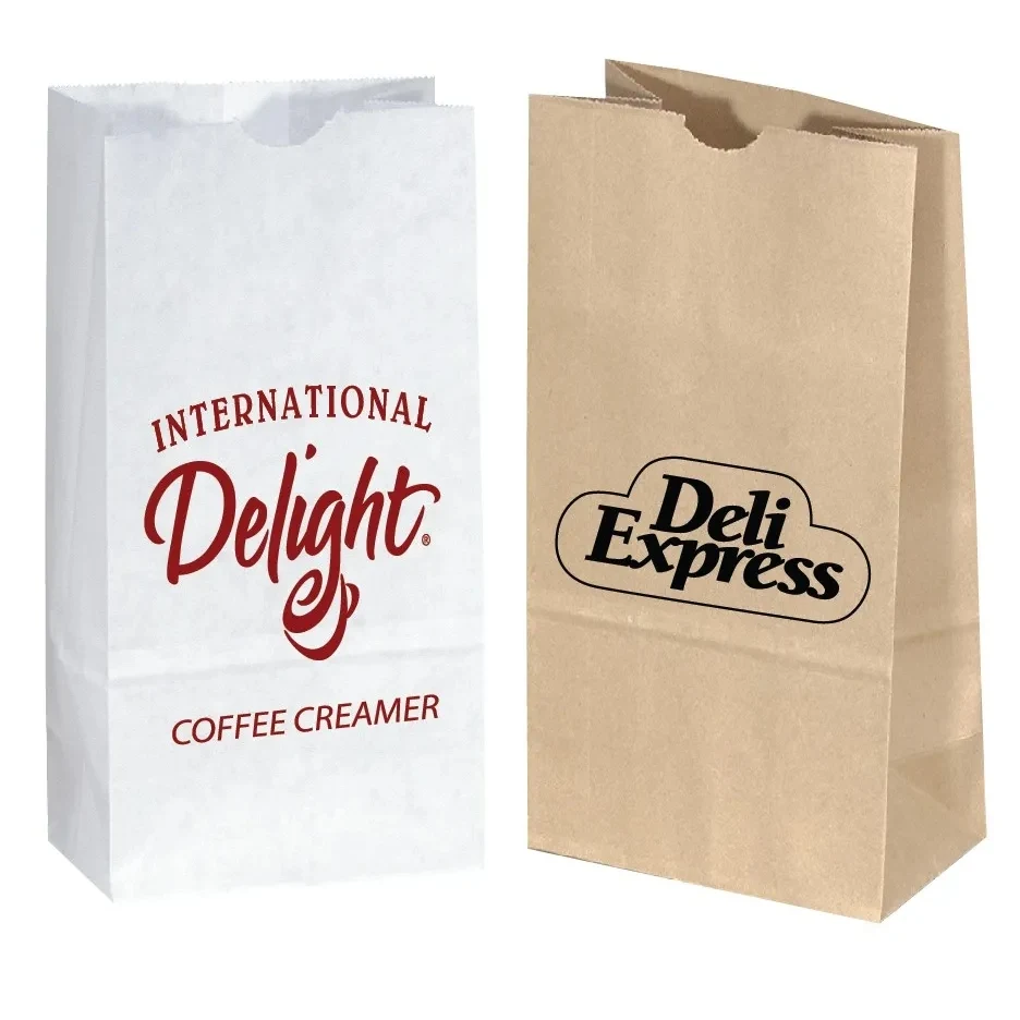 SOS/Popcorn/Pharmacy Kraft Shopping Bags 1