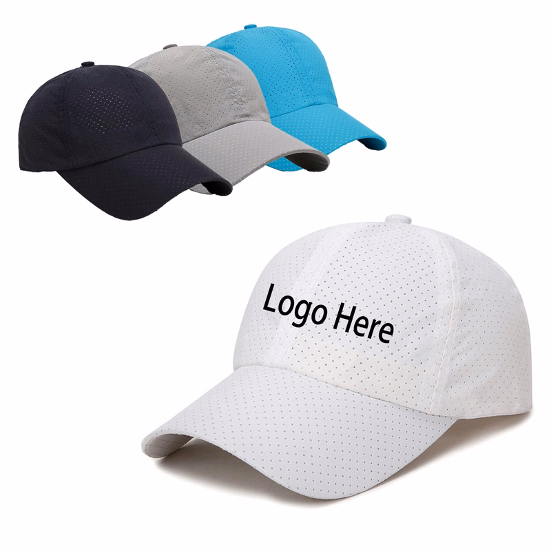 Summer Baseball Hat With Breathable Mesh Side