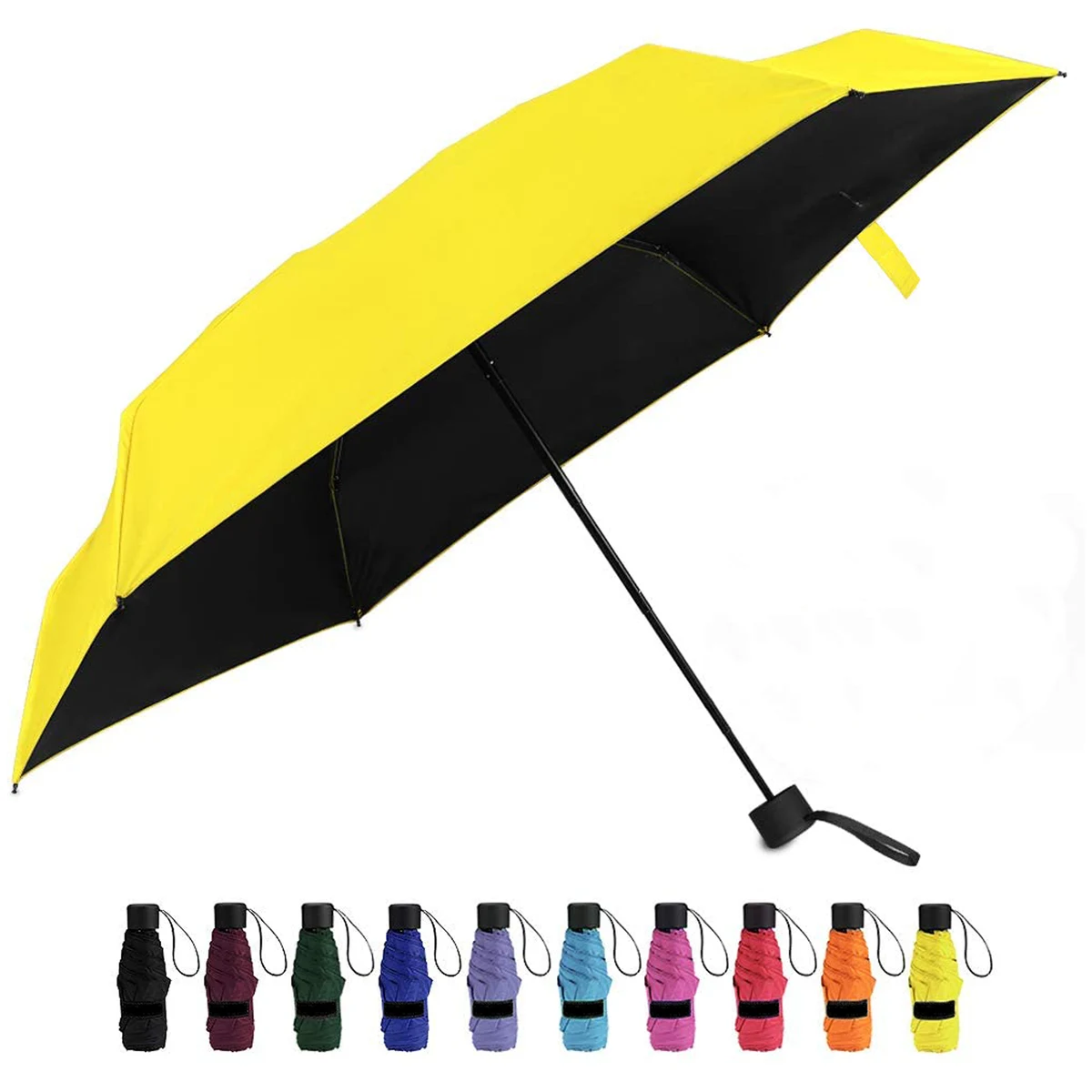Mini Umbrella Wind Resistant Compact Folding & Portable 1