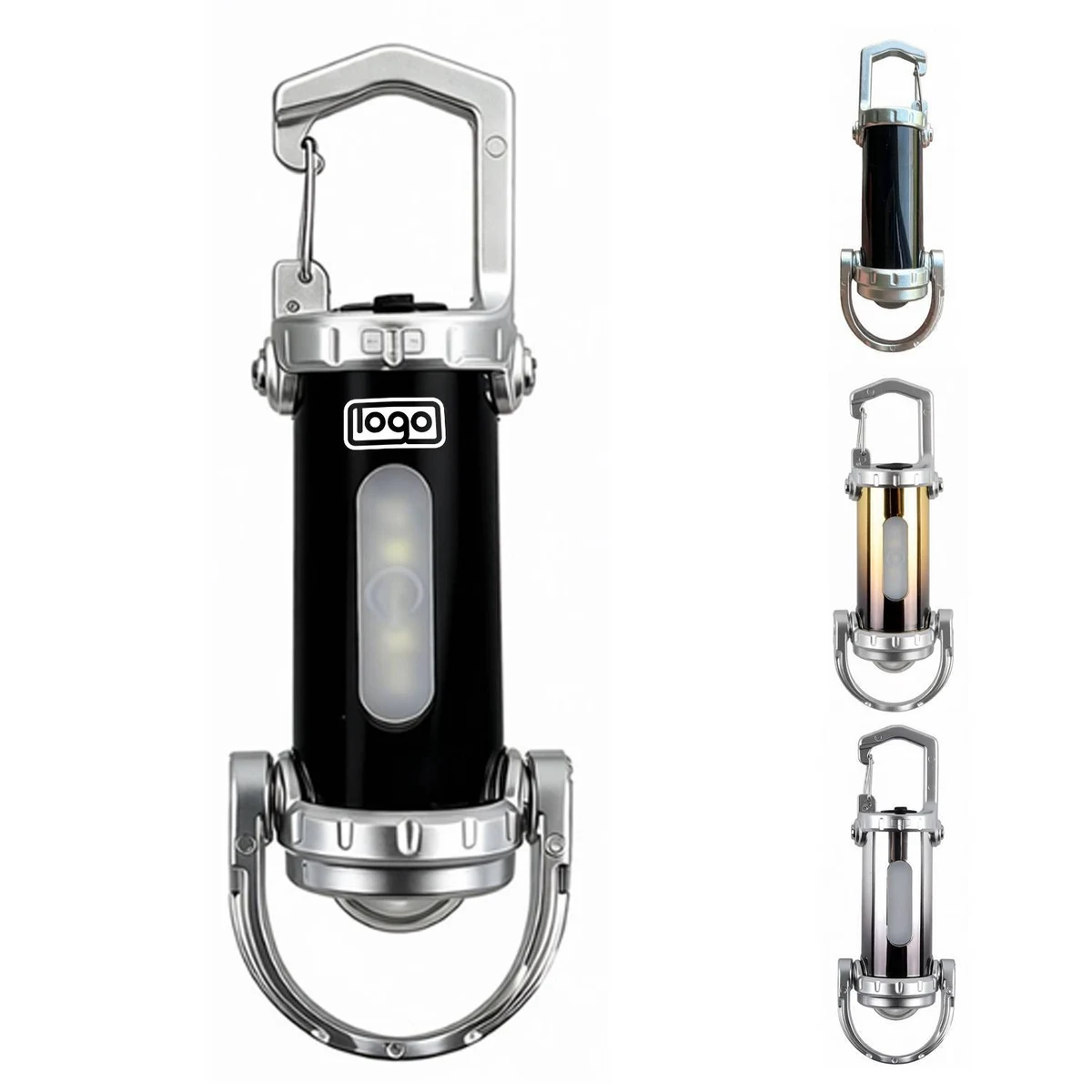 Mini Rechargeable COB Keychain Flashlight 1