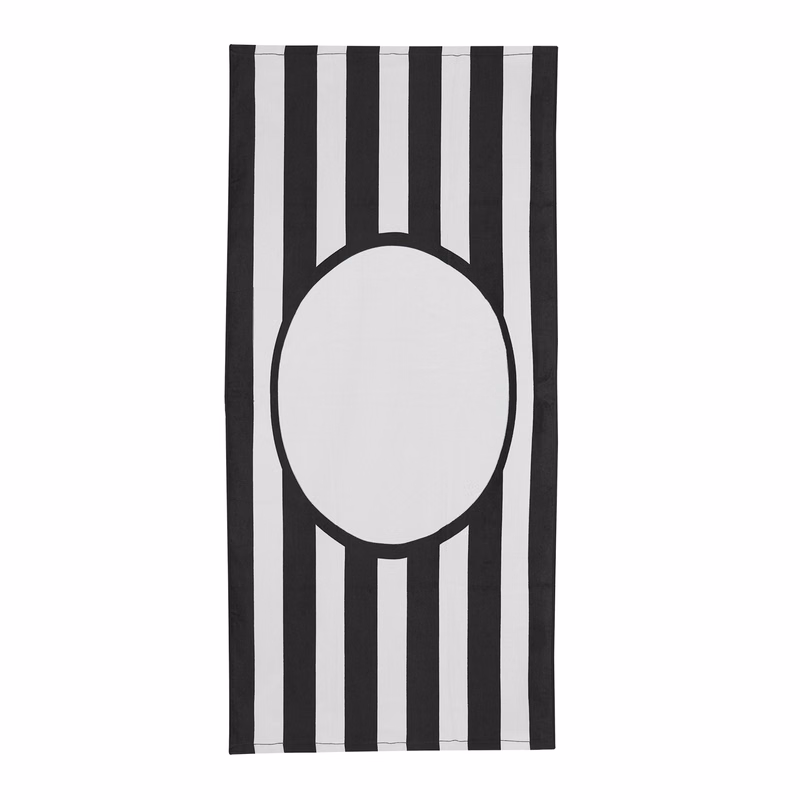 Printer Friendly College Stripe Towel