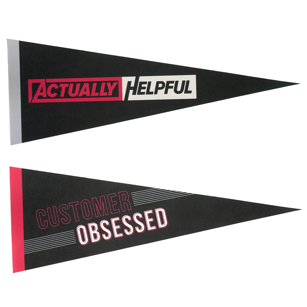 9" x 24" Full Color Felt Pennant, No Strip 1