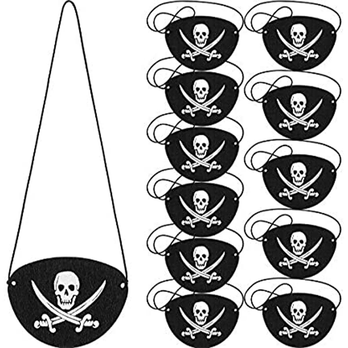 Cosplay Prop Pirate One Eye Patch MOQ100 1