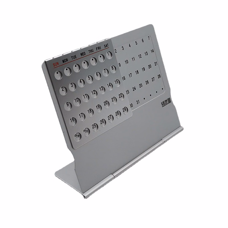 Foldable Aluminum Calendar