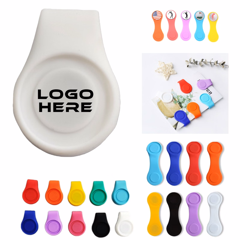 Custom Magnetic Silicone Golf Hat Clip