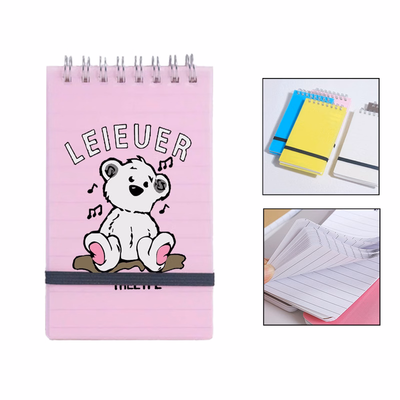 PP Cover Notebook With Strap