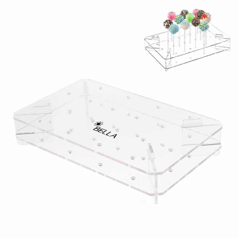 20 Hole Clear Acrylic Lollipop Display Stand