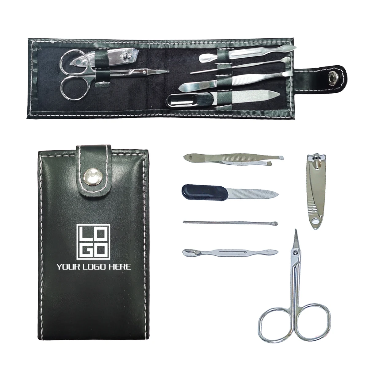Beauty Nail Clipper Set of 6 Pieces in Folding Bag Style 1