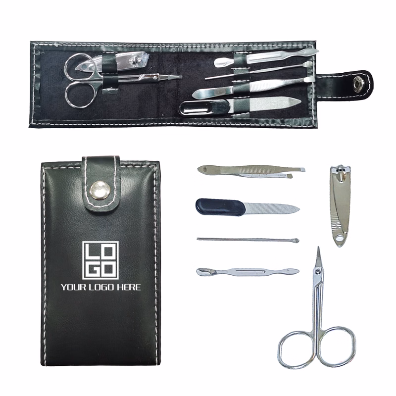 Beauty Nail Clipper Set of 6 Pieces in Folding Bag Style