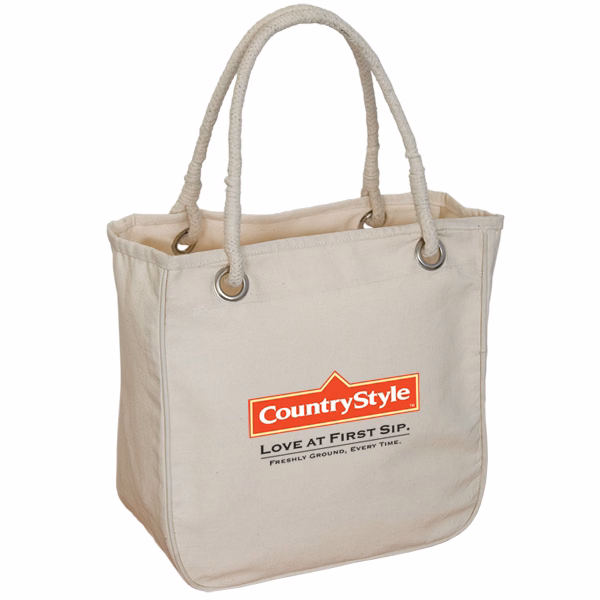 10 oz Organic Cotton Rope Tote