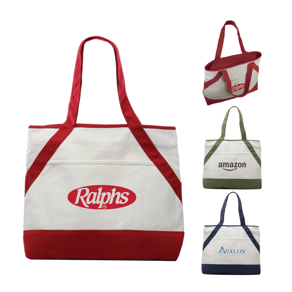 Galapagos - Cotton Canvas Tote, custom tote bag with logo imprint 1