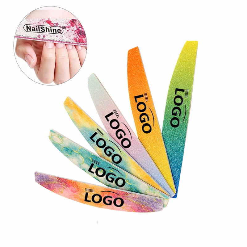 Gradient Color Nail File With Custom Logo