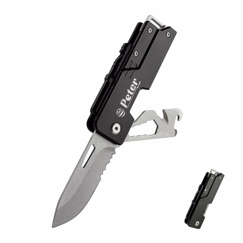 Multifuncti Stainless Steel Folding Pocket Knife for Camping