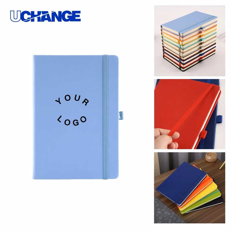 A5 PU Notebook Set with Bookmark and Writing Pen