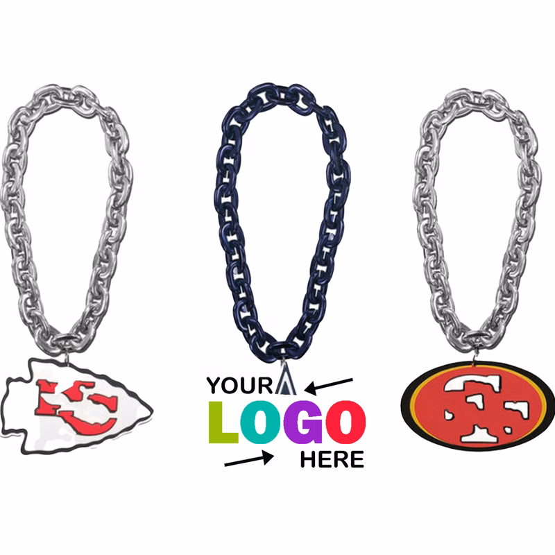 Fashionable Soft PU Oversized Chain Necklace