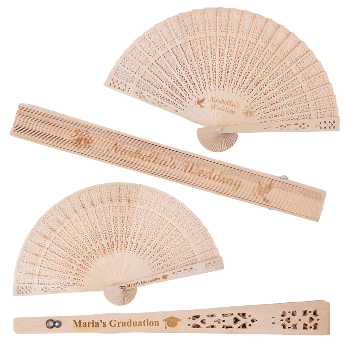Dynasty Wood Hand Fan 1
