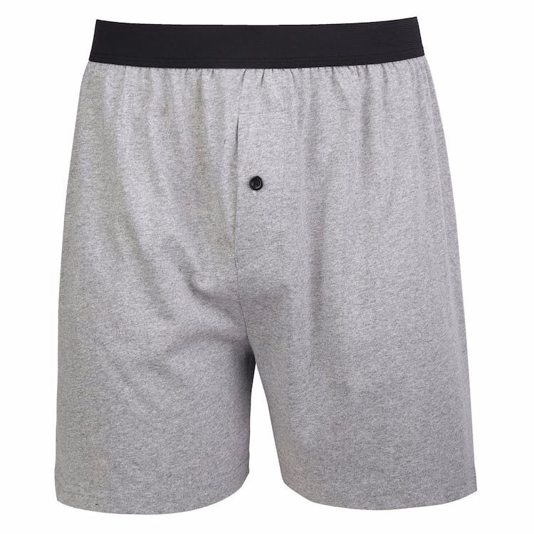 Men's Cotton Knit Boxers - XL Solids Colors 3 Pack
