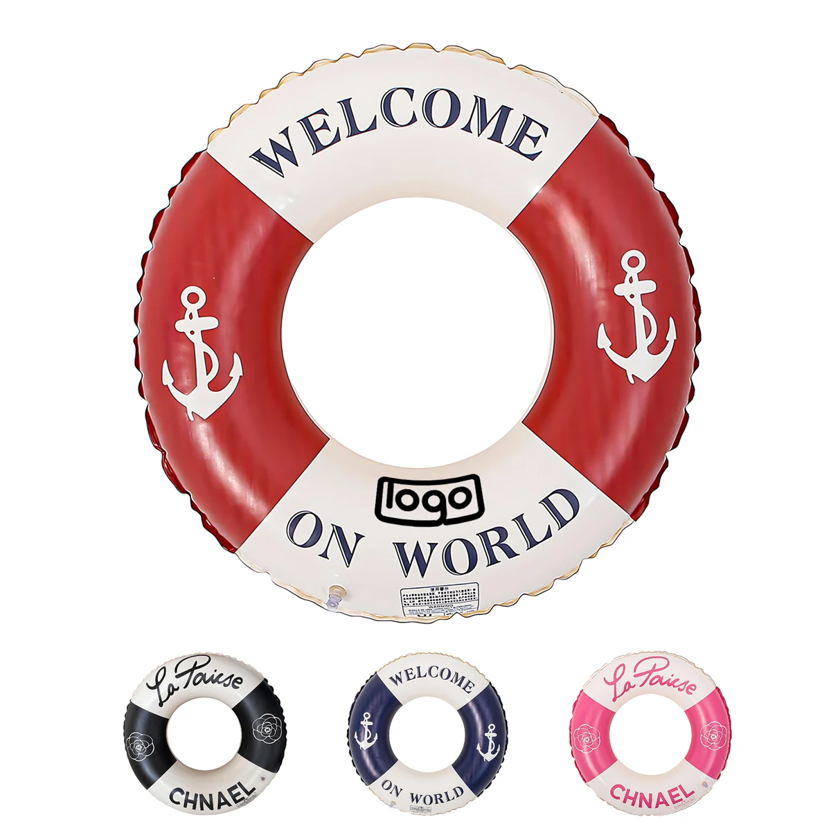 Anchor-Style PVC Inflatable Swim Ring & Lifebuoy 1
