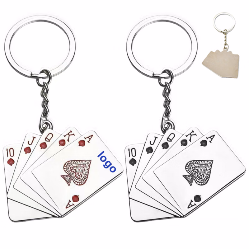Card Pattern Key Holder