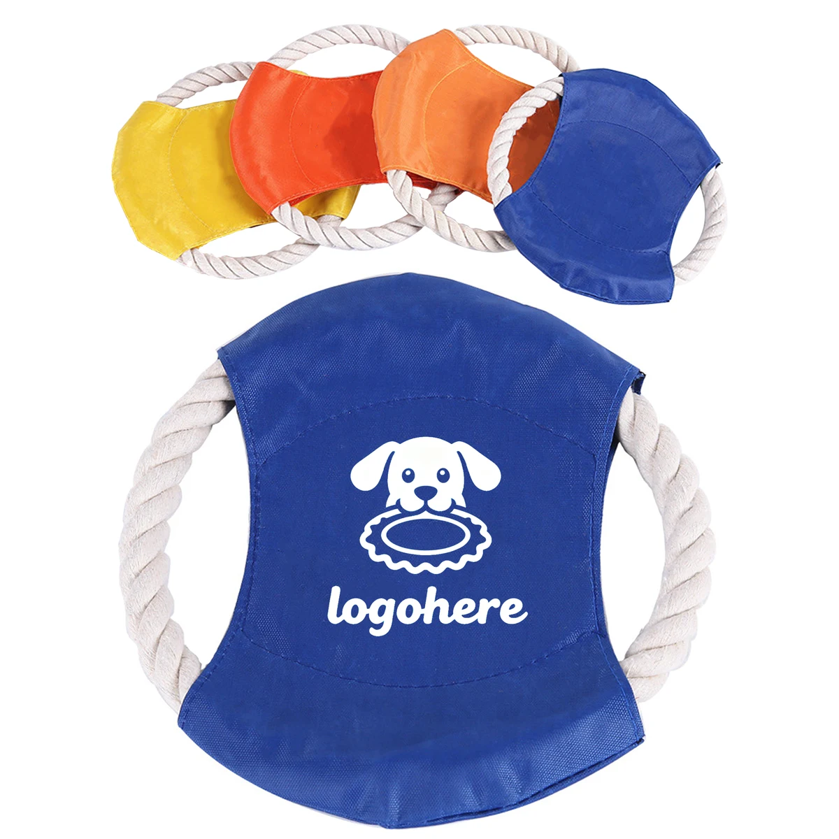 Interactive Flying Disc Tug of War Dog Toy 1