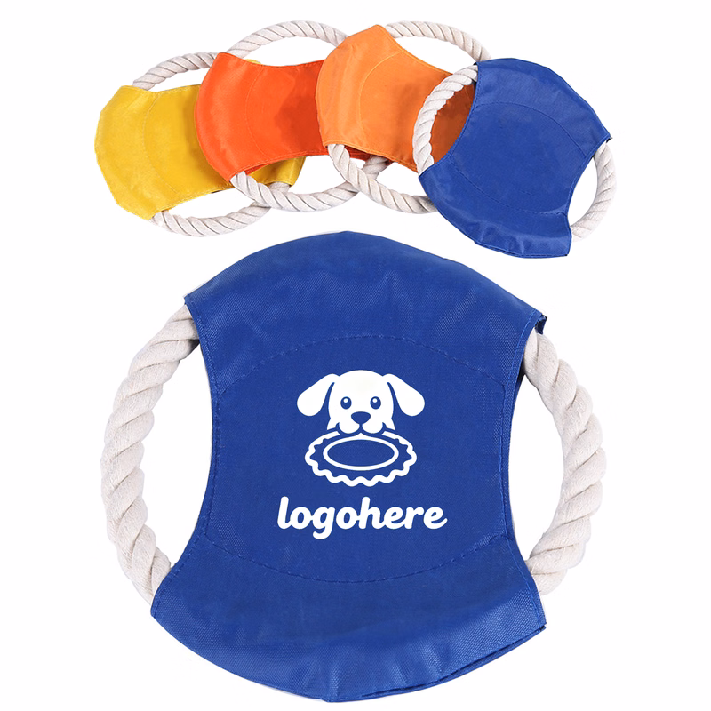 Interactive Flying Disc Tug of War Dog Toy