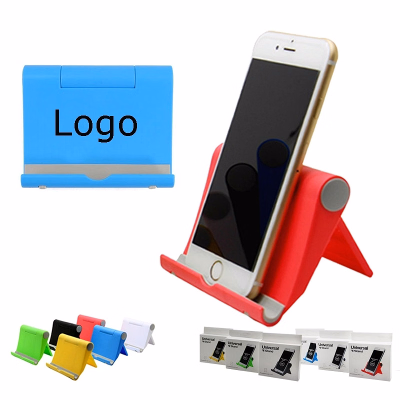 Foldable Plastic Phone Tablet Stand for Desk Use