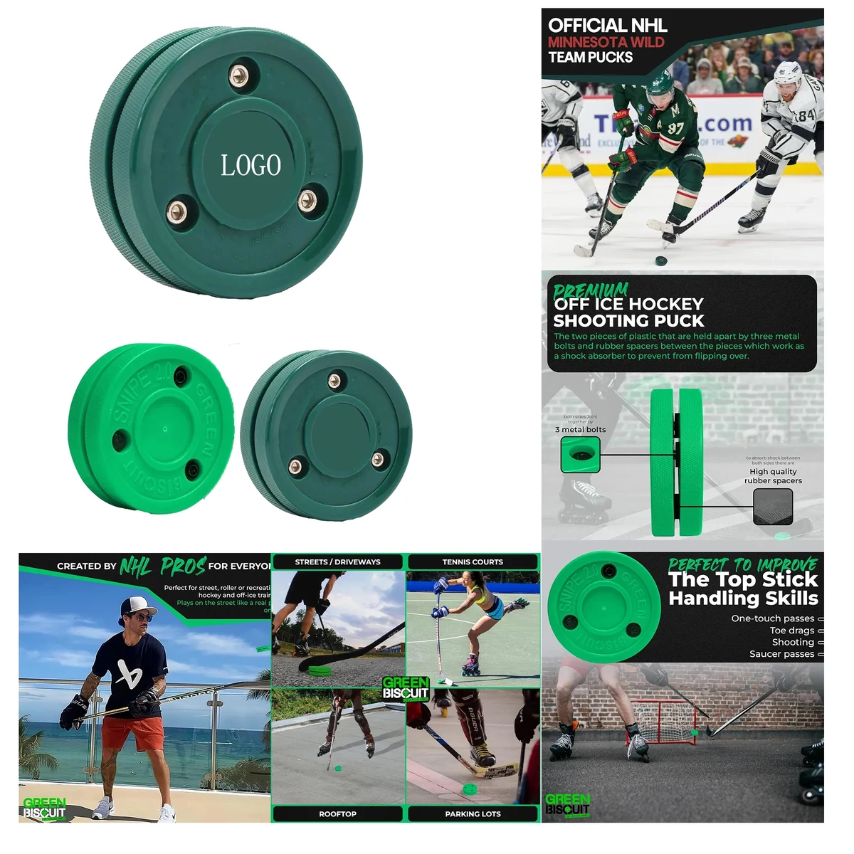Double Layer Ball for Ice Hockey Training 1